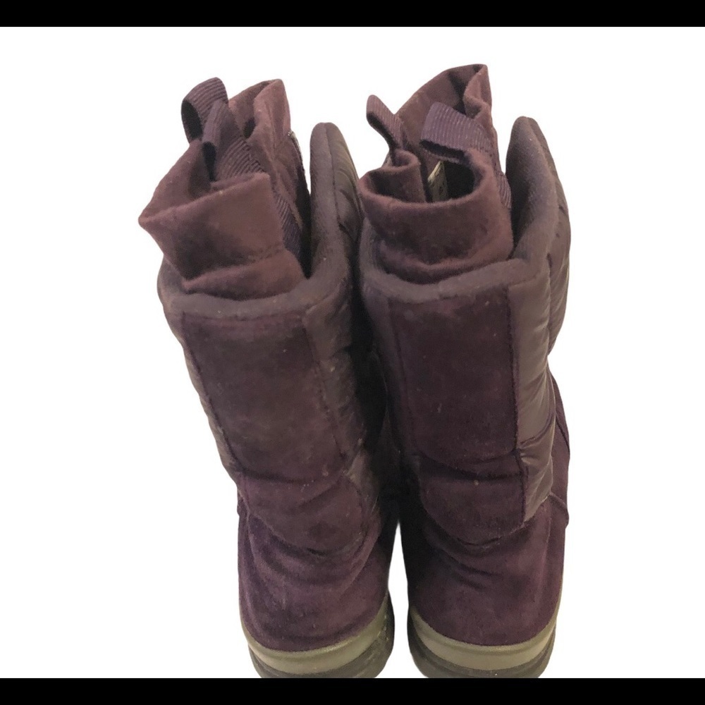 LANDS END Plum Purple Suede Winter Boots - Picture 5 of 8
